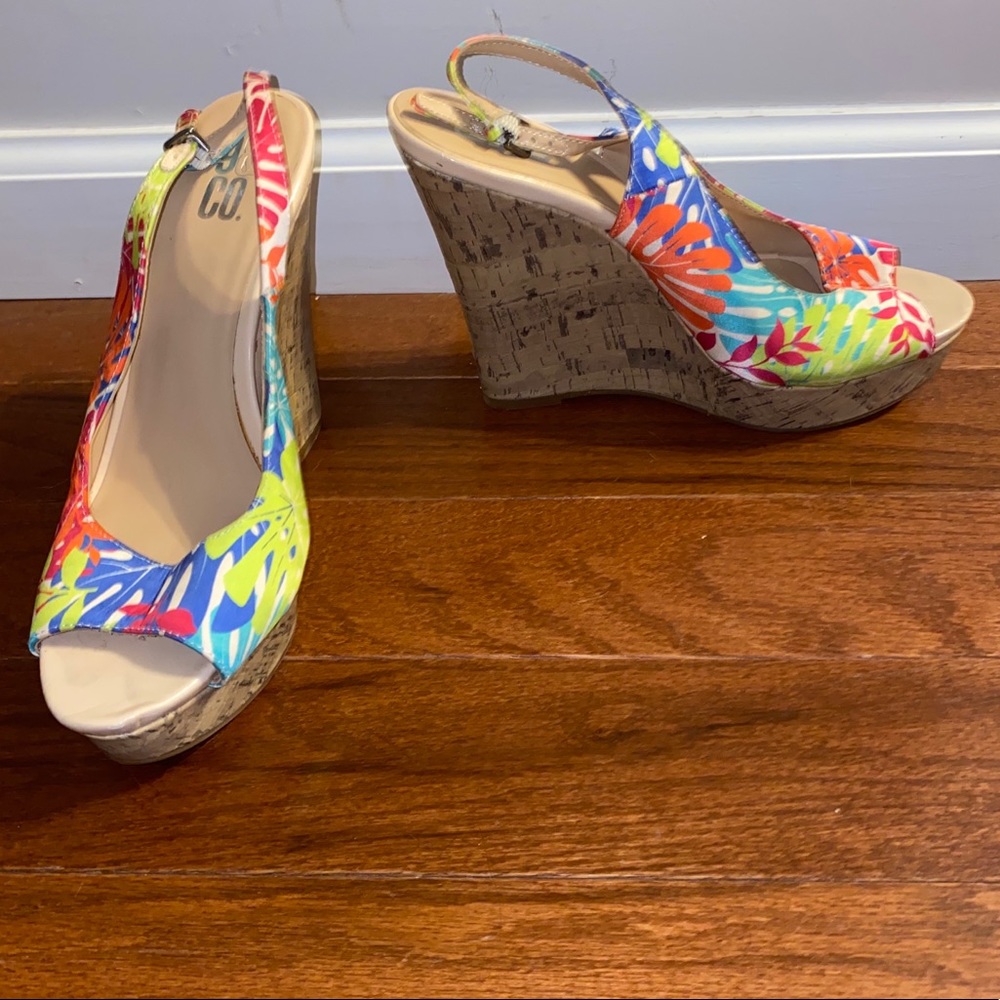 Cork tropical wedges